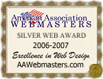 AAWM 2006-2008 All Rights Reserved Silver Award Certificate